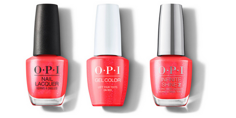 OPI - Left Your Texts On Red
