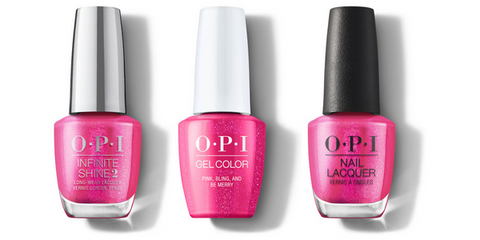 OPI Pink, Bling and Be Merry