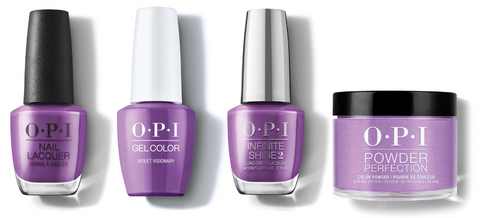 OPI Nail Lacquer, GelColor, Infinite Shine & Powder Perfection - Violet Visionary