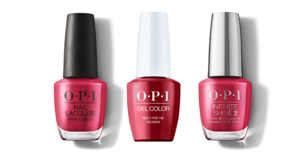 OPI Nail Lacquer, GelColor & Infinite Shine - Red-y For The Holidays