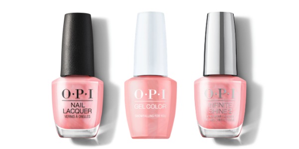 OPI Nail Lacquer, GelColor & Infinite Shine - Snowfalling For You