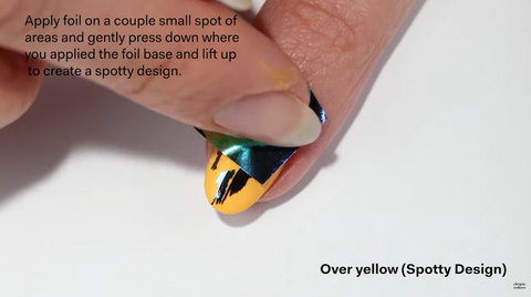 How To Use Cirque Colors Oil Slick Nail Art Transfer Foil
