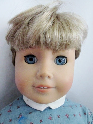 American Girl Doll Kirsten Larson Pioneer Retired Blonde Hair Blue