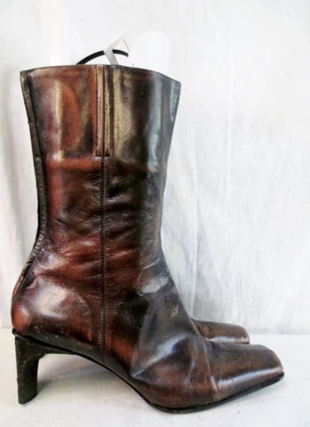 nine west mid calf boots