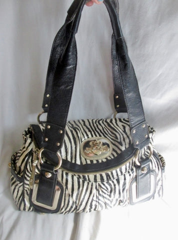 kathy van zeeland zebra purse