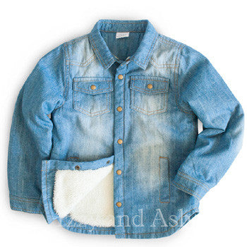 baby boy blue jean jacket