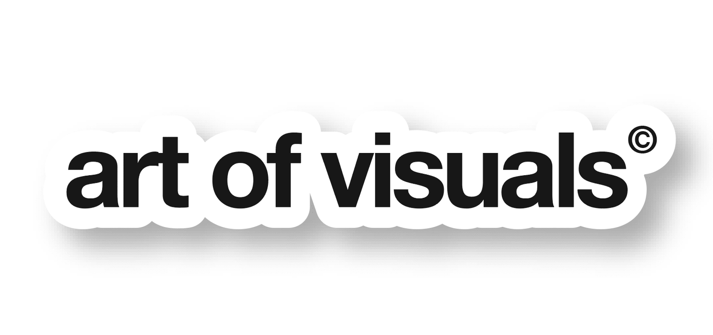 art of visuals™ Modern Sticker