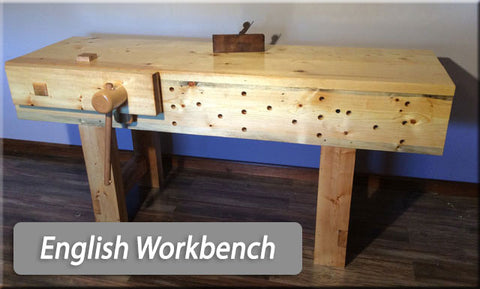 Lake Erie Toolworks, English workbench, wood vise screw, face vise