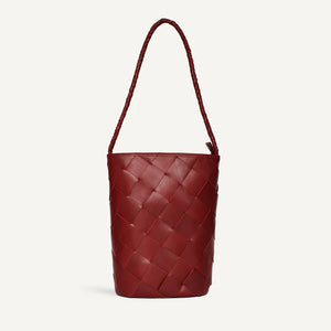 bembien / marion bag - grande weave - rouge - Len Collective