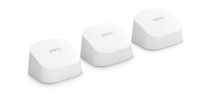 eero - Pro 6E AXE5400 Tri-Band Mesh Wi-Fi 6E System (3-pack) - White