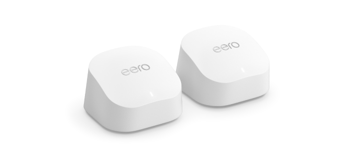 eero 6 AX1800 Dual-Band Mesh Wi-Fi 6 System (2-pack) White M110211 - Best  Buy