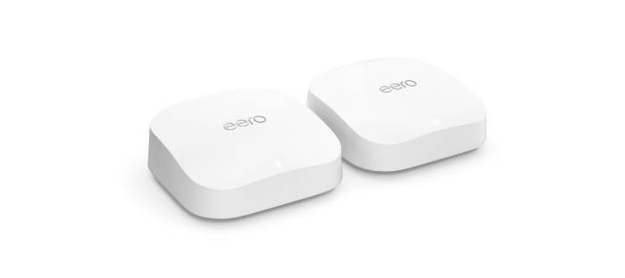 eero 6 Mesh Wi-Fi Sytem, Supports Speeds up to 500 mbps, Commect to Alexa,  Coverage up to 4,500 sq ft - One Router + Two Extenders in the Wi-Fi  Routers department at