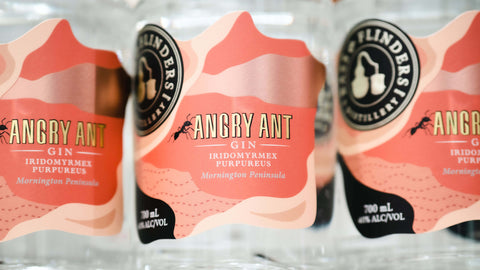 Bass & Flinders Distillery Mornington Peninsula Angry Ant Gin new labels