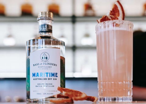 Bass & Flinders Distillery Gin Cocktail Maritime Paloma 