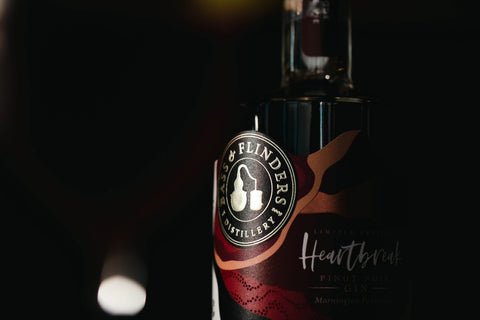 Bass & Flinders Distillery Heartbreak Pinot Noir Gin 2023 Mornington Peninsula spirit