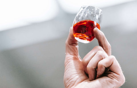 Bass  & Flinders Distillery Mornington Peninsula Heartbreak Gin taste and colour test