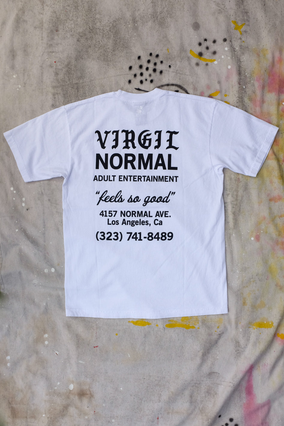 完売商品 10匣 TENBOX×virgil normal ロゴT 美品 S - Tシャツ