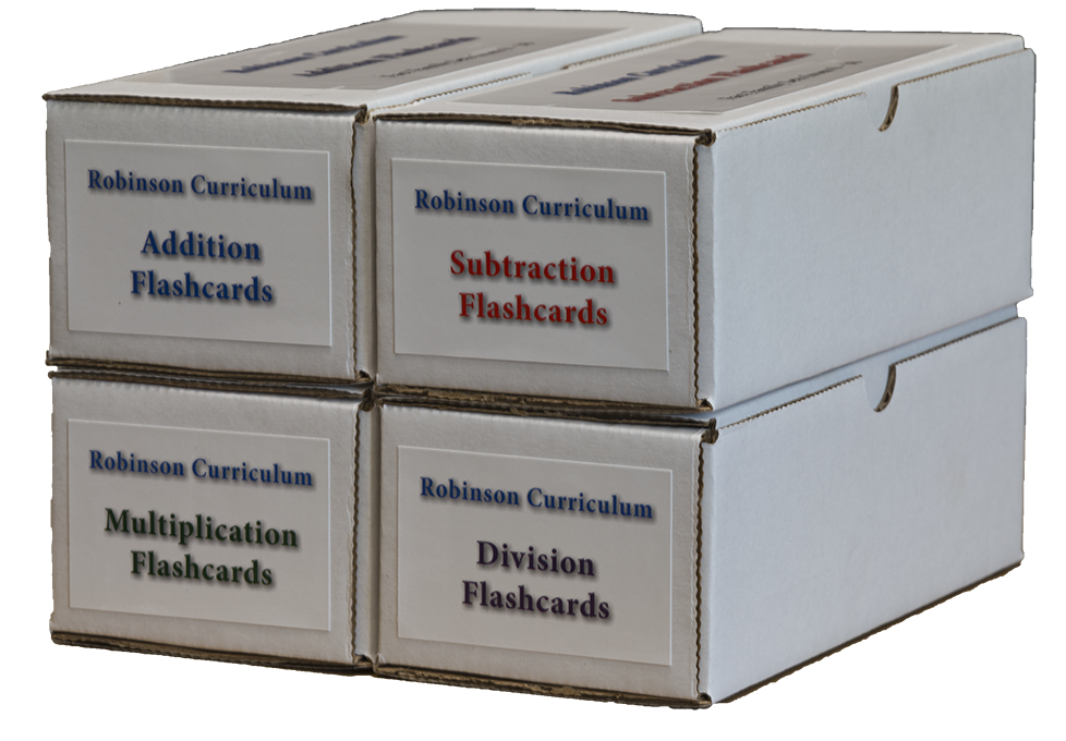 Robinson Curriculum Math Flashcards Robinson Books