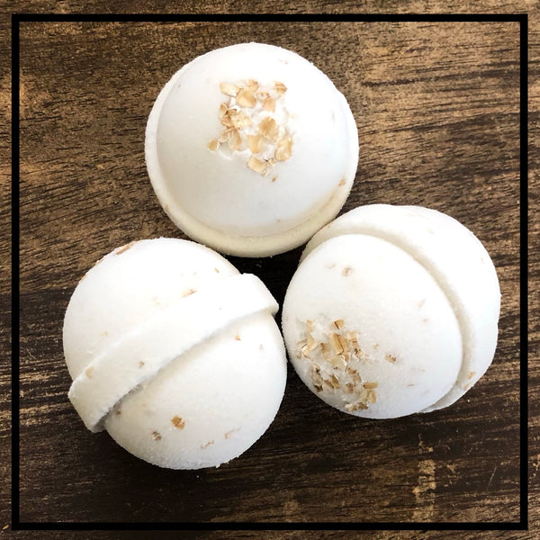 milk honey bath bomb