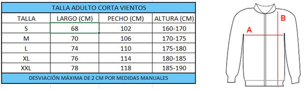 Cortaviento de Fútbol Soccer de Calidad Premium