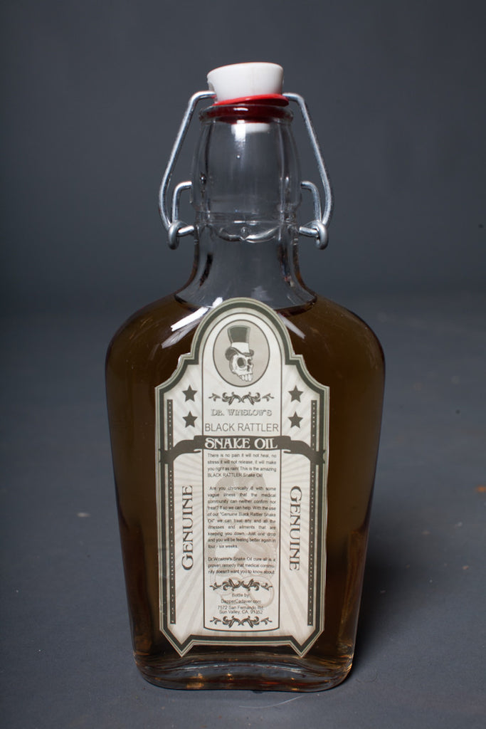 Vintage Snake Oil Bottle Prop – Dapper Cadaver Props