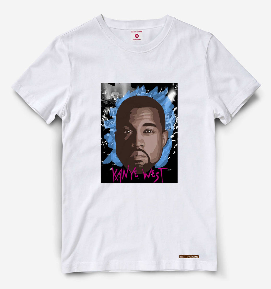 Kanye West White Tee – Fighting Fame