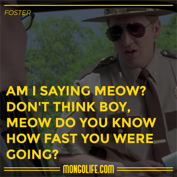 meow game quote super troopers