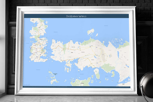 Maps Mania: New Maps of Westeros & Middle-earth