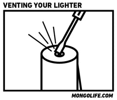 Venting your lighter