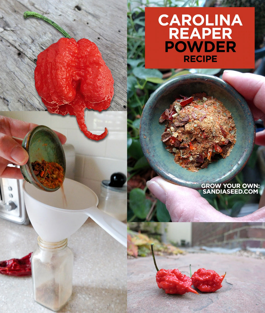 
      Carolina Reaper Powder Recipe
 – Sandia Seed Company