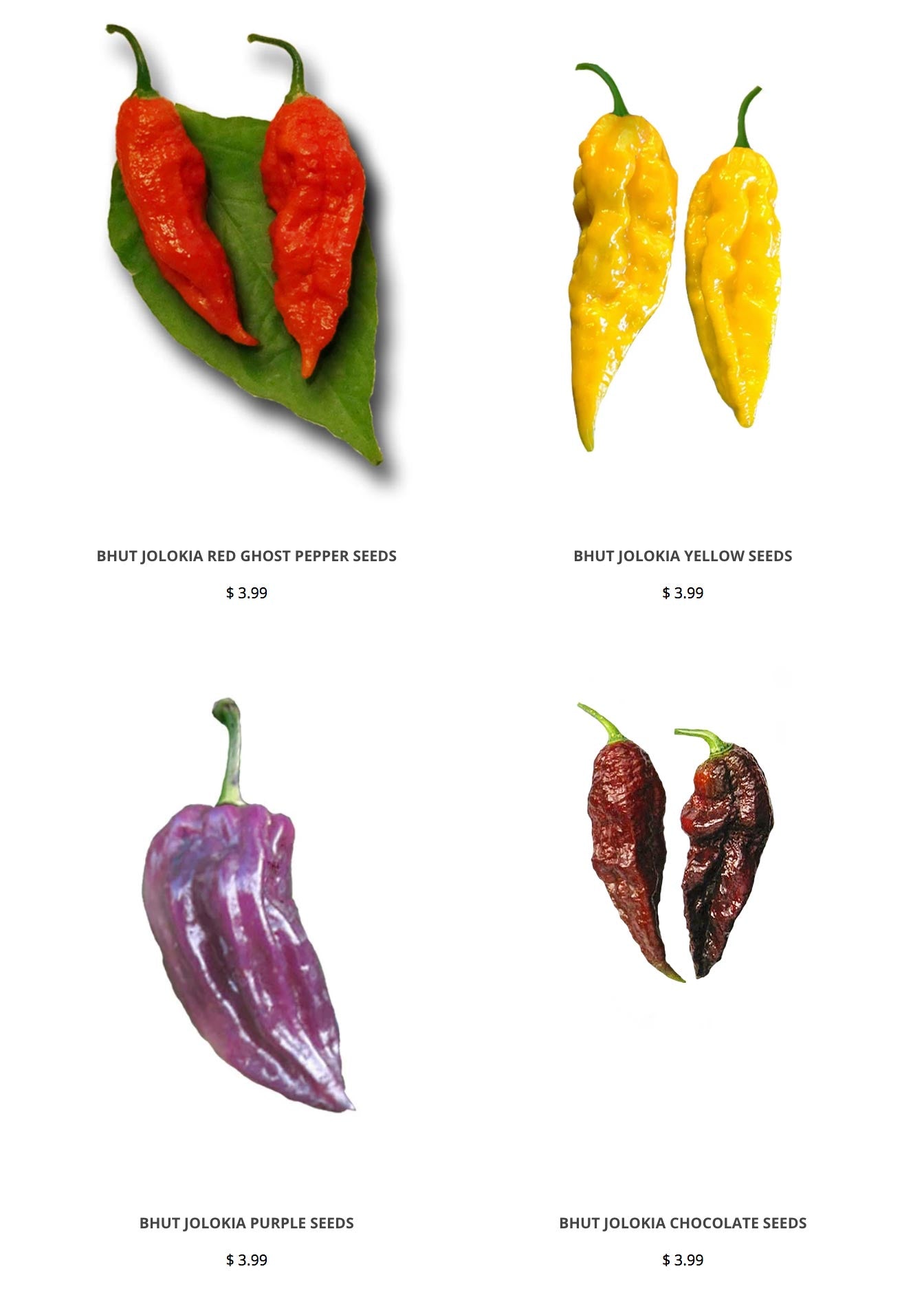 types of hot peppers