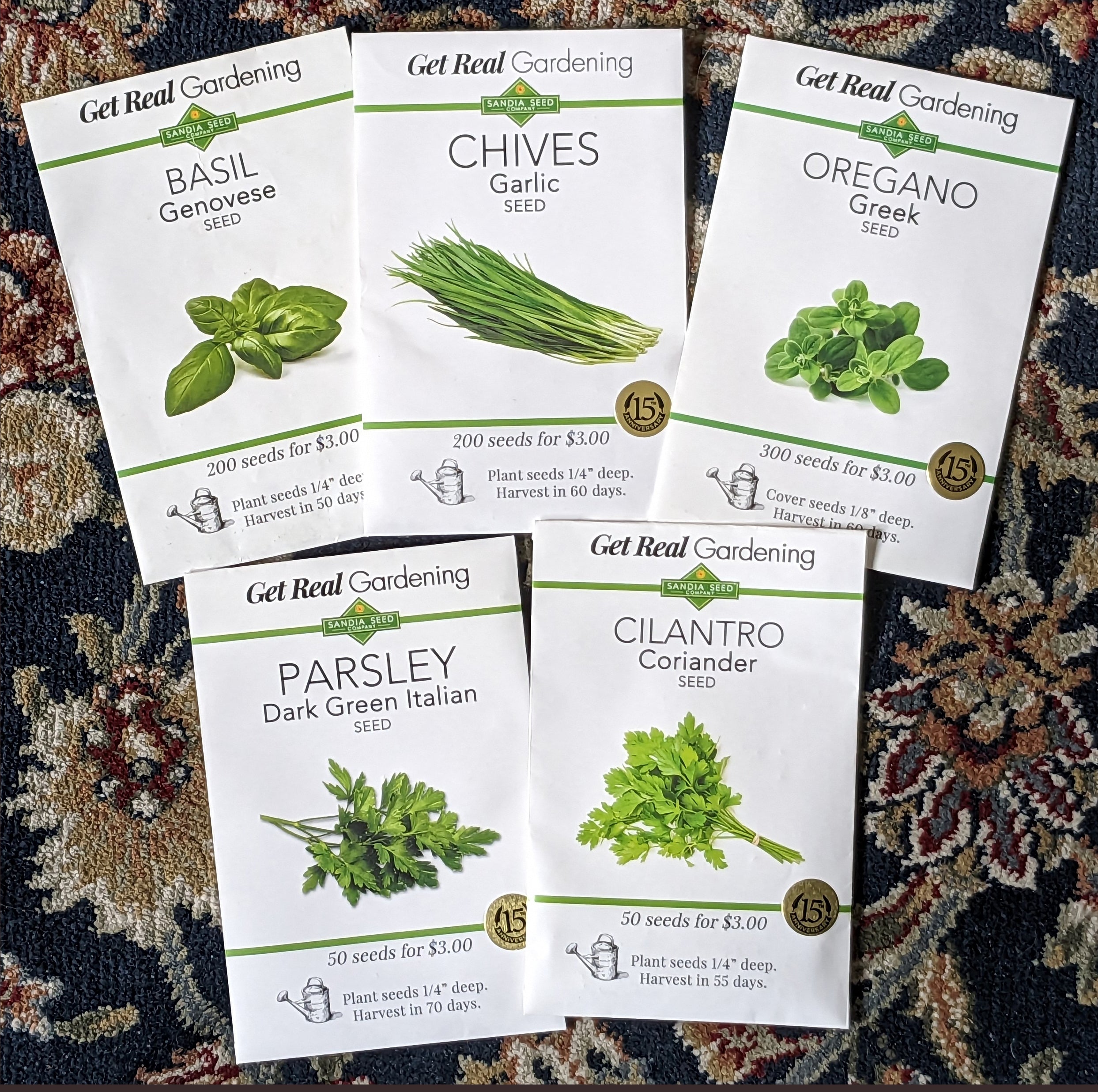 Herb Seeds for Sale - Bundle of Herb Seeds