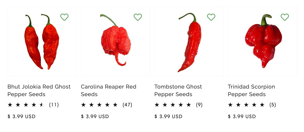 Hottest Pepper Seeds