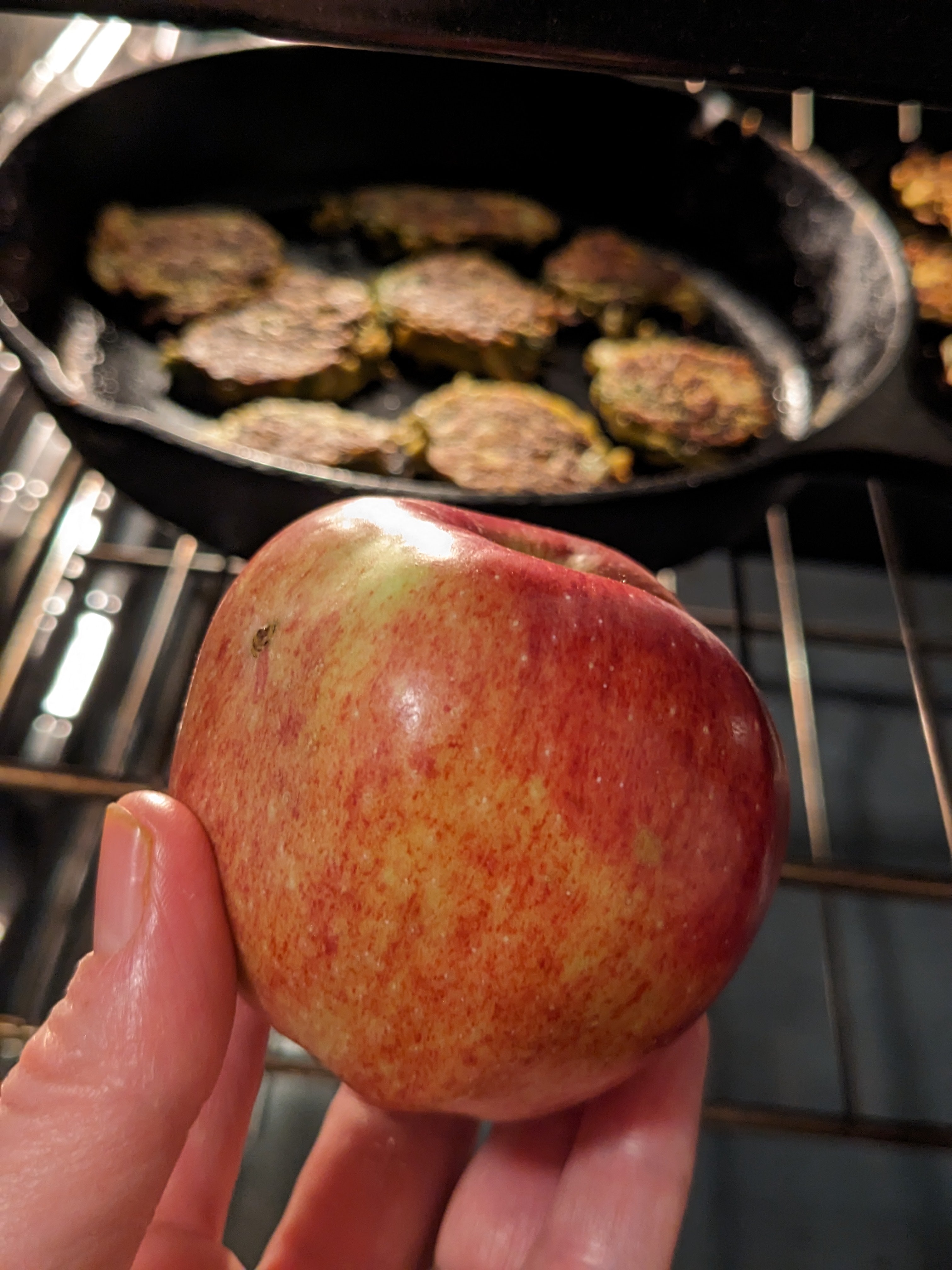 Savory Apple Recipe: Zucchini Apple Fritters Recipe