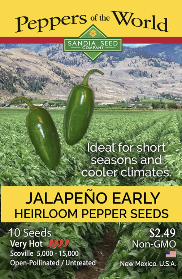 Short Season Peppers: Early Jalapeno Seeds