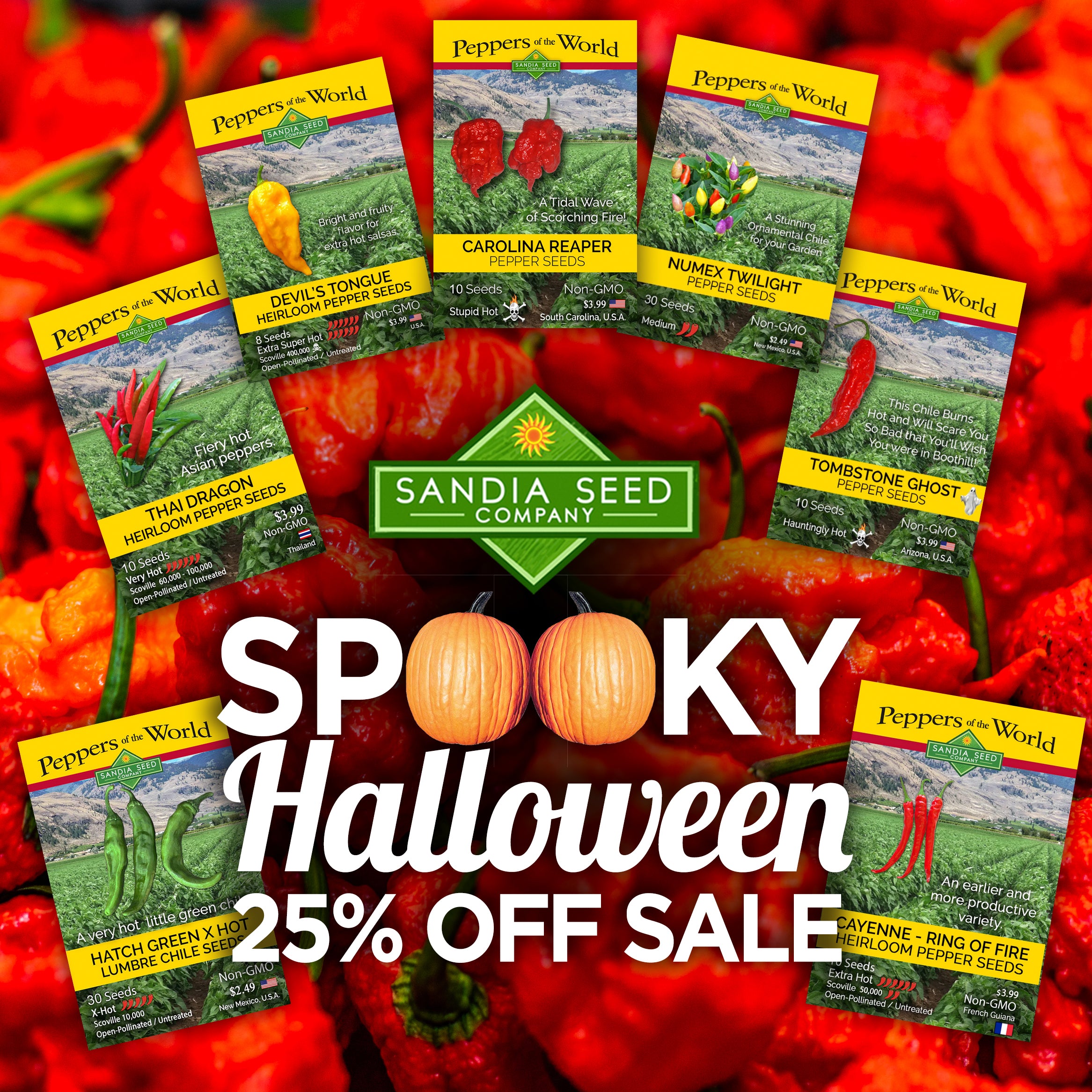 Spooky Peppers - Halloween Sale