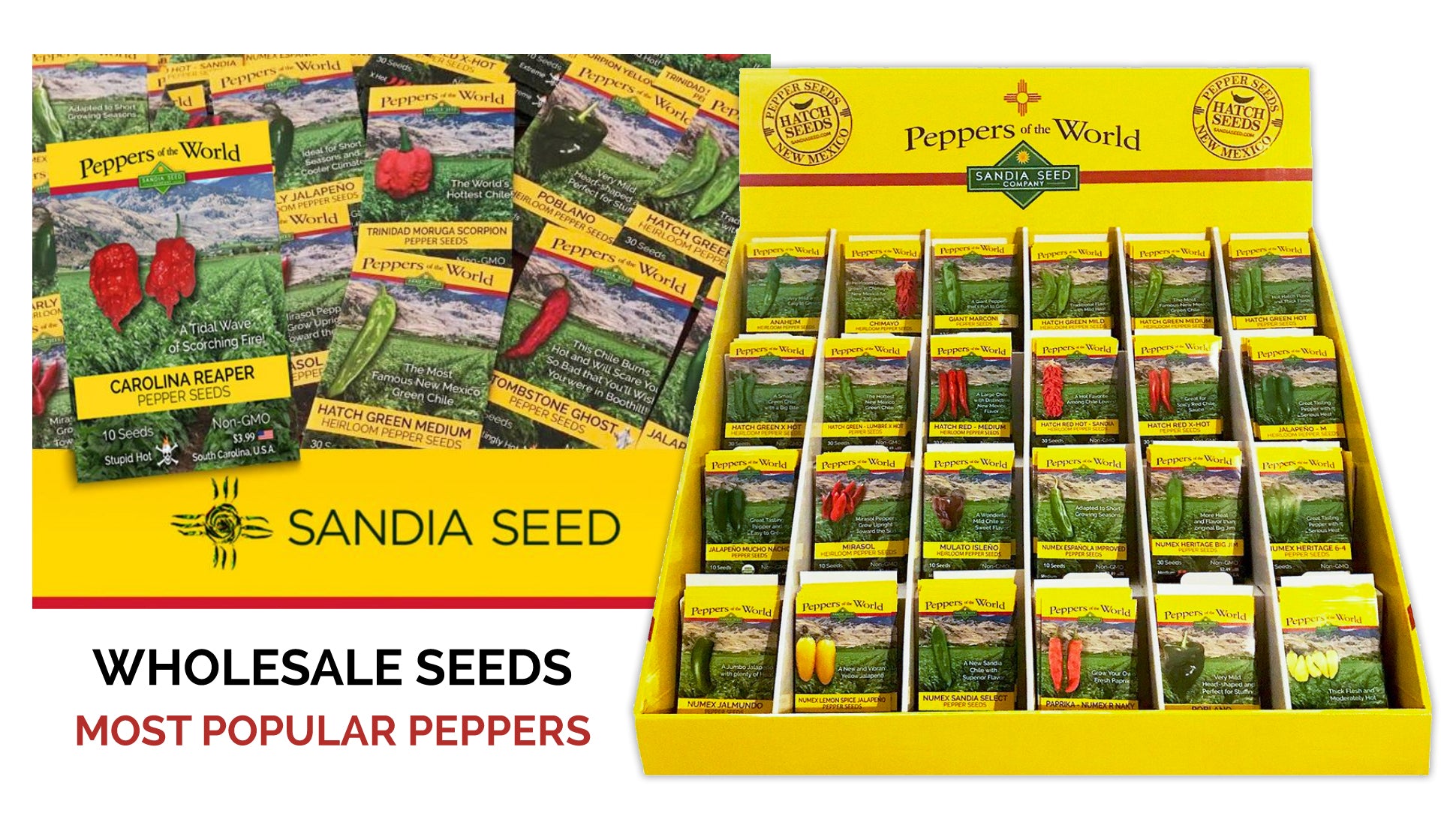 Wholesale Seeds - Most Popular Peppers