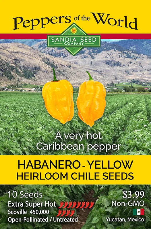 Yellow Caribbean Habanero Seeds