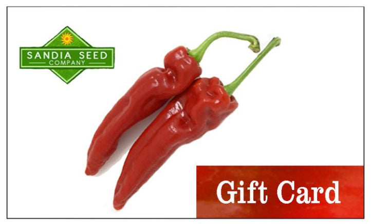 Gardeners Gift Card - Pepper Seeds