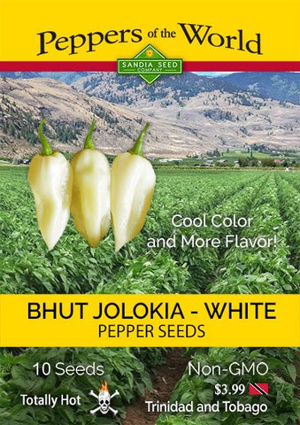 White Ghost Pepper Seeds