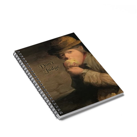 Don't Judge Funny Renaissance Style Notebook
