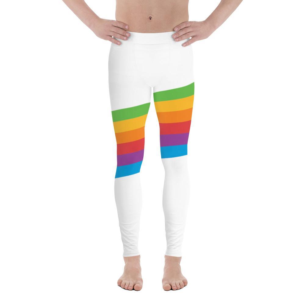 Pride Rainbow Mens Leggings Gay Pride Mens Leggings Polly And Crackers