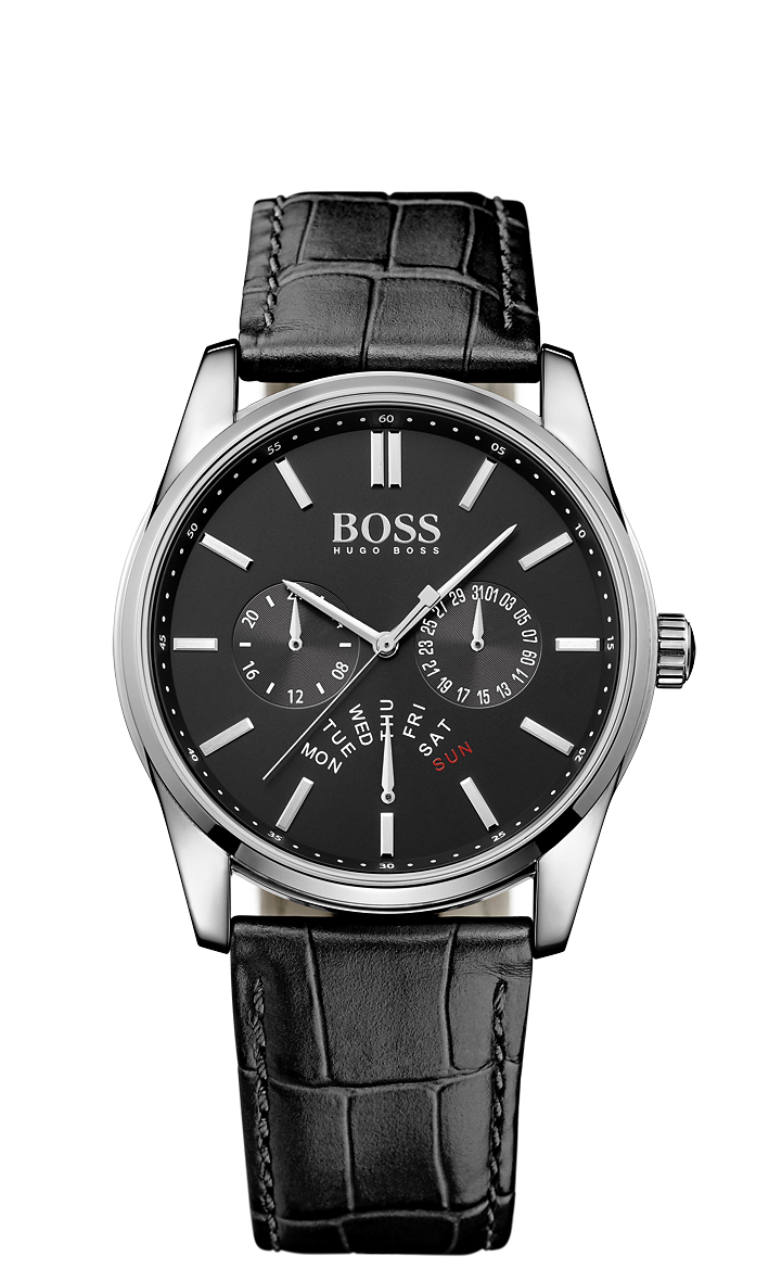 Hugo Boss 1513124 Men's Heritage Leather Strap Watch  - Arnik Jewellers