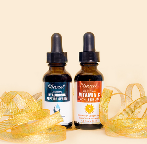 Ebanel Liposomal Hyaluronic Peptide & Vitamin C Serums