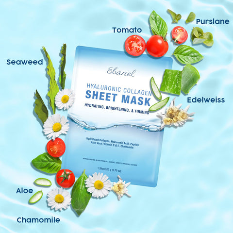 Hyaluronic Collagen Sheet Mask key ingredients