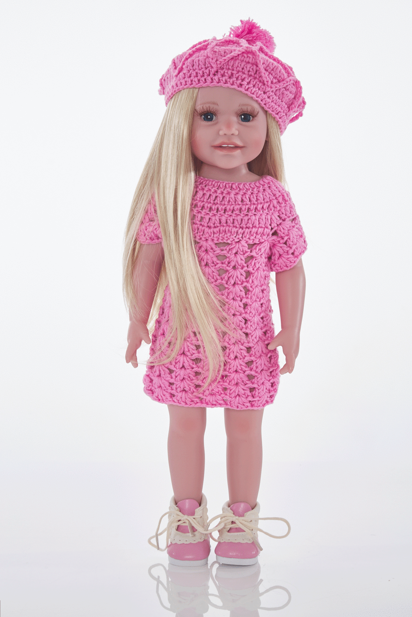 doll woolen dress