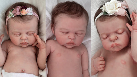 lifelike features of silicone reborn baby doll