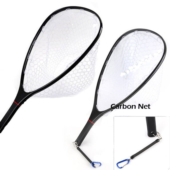 Fly Fishing Wooden Frame Nylon Landing Net with Bottom - China Rubber Landing  Net and Wooden Landing Net price