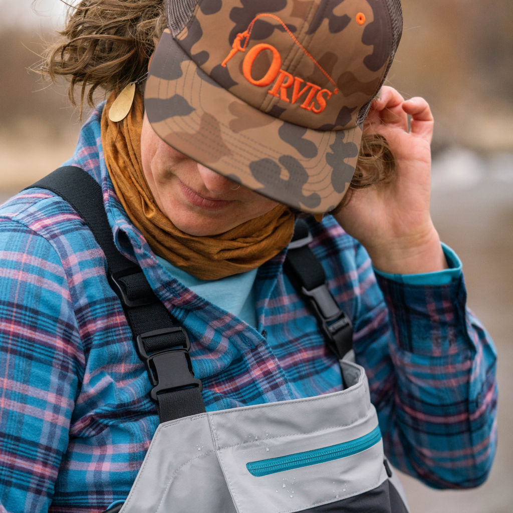 Funky Redfish Flat Brim Trucker Hat