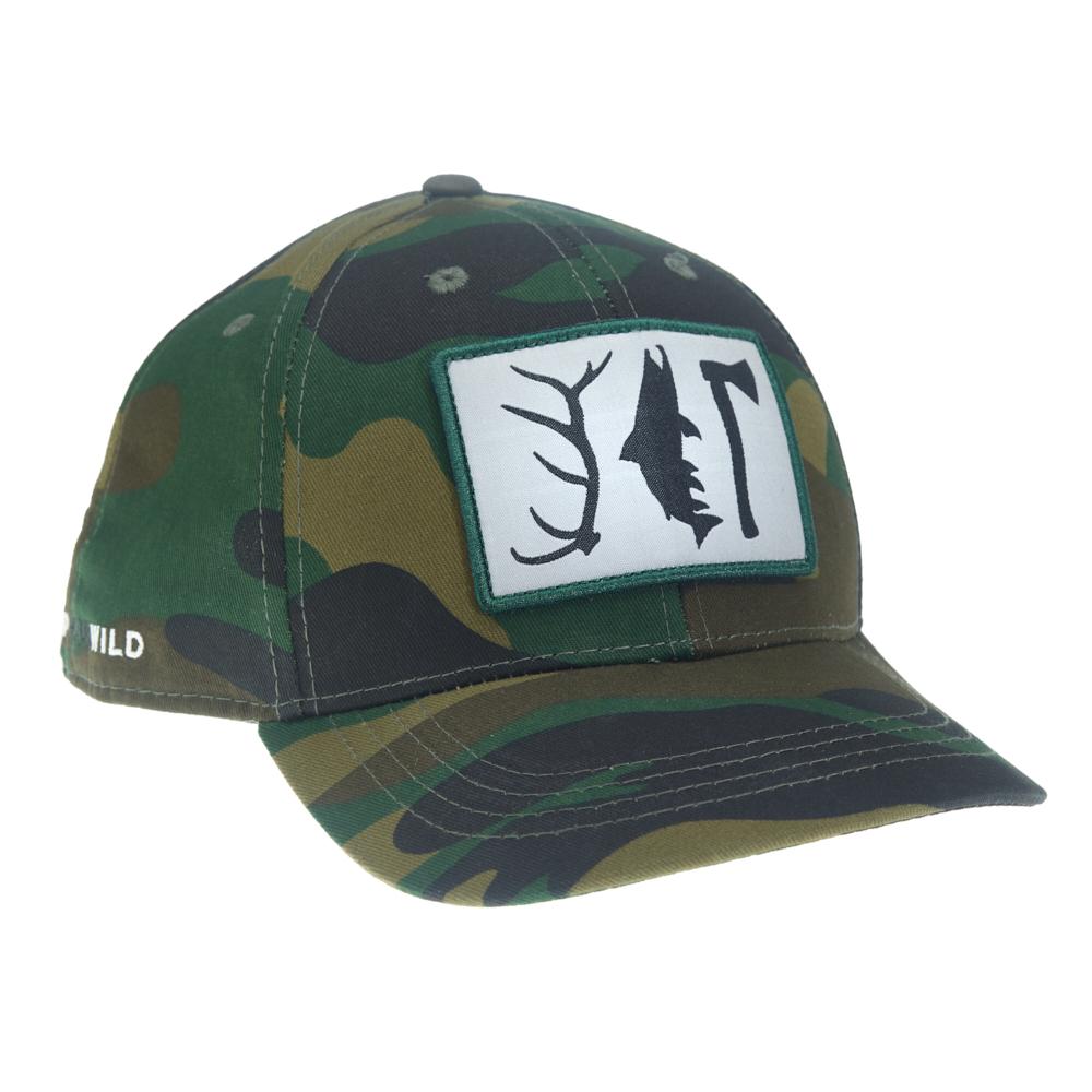 Hunting & Fishing Back Country Camo Cap - Youth